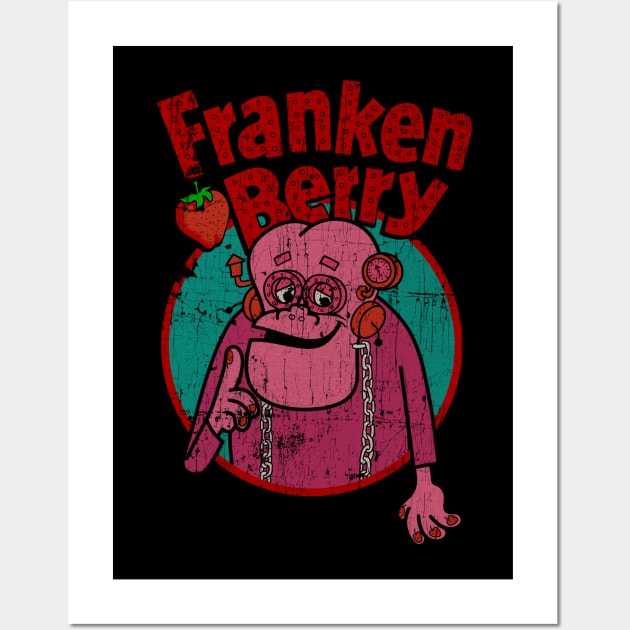 Distressed FrankenBerry Wall Art by OniSide